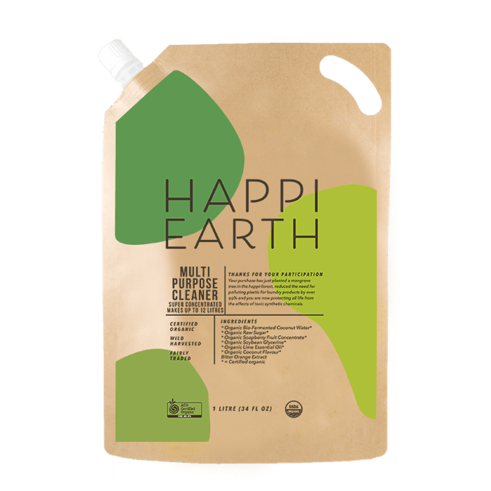 Happi Earth Chemical Free Washing Products | Bio Detergent