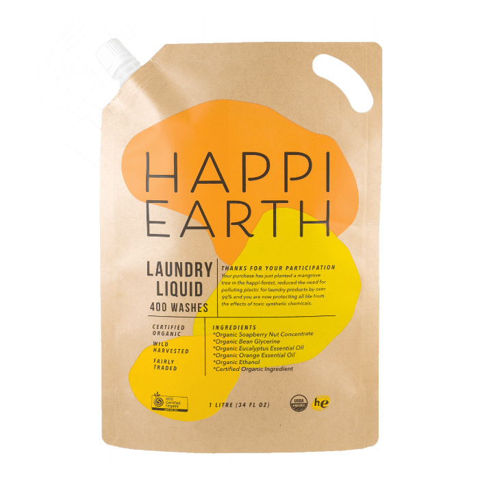Happi Pouch 400 Wash Loads | Laundry Detergent | Happi Earth